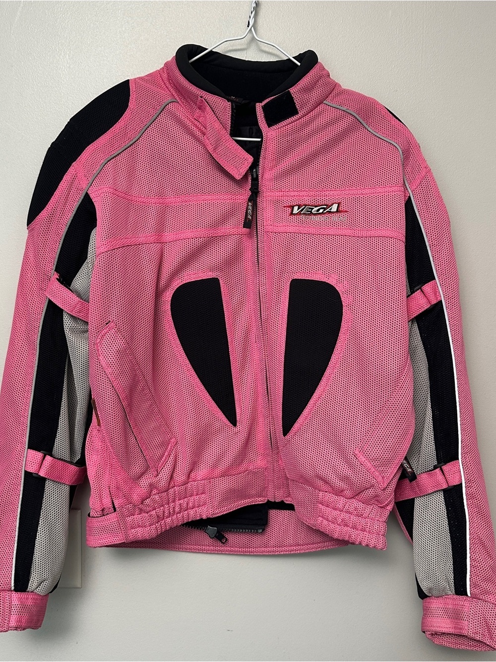 Vega Women's Pink Mesh Utility Jacket